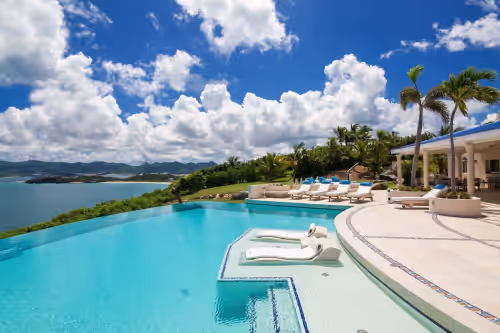 Villa Mes Amis – 13-Bedroom Cliffside Estate with Panoramic Views in Terres Basses, St. Martin