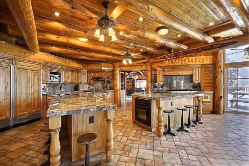 Timber Moose: America's Biggest Log Cabin - 26,500 square feet, big indoor pool